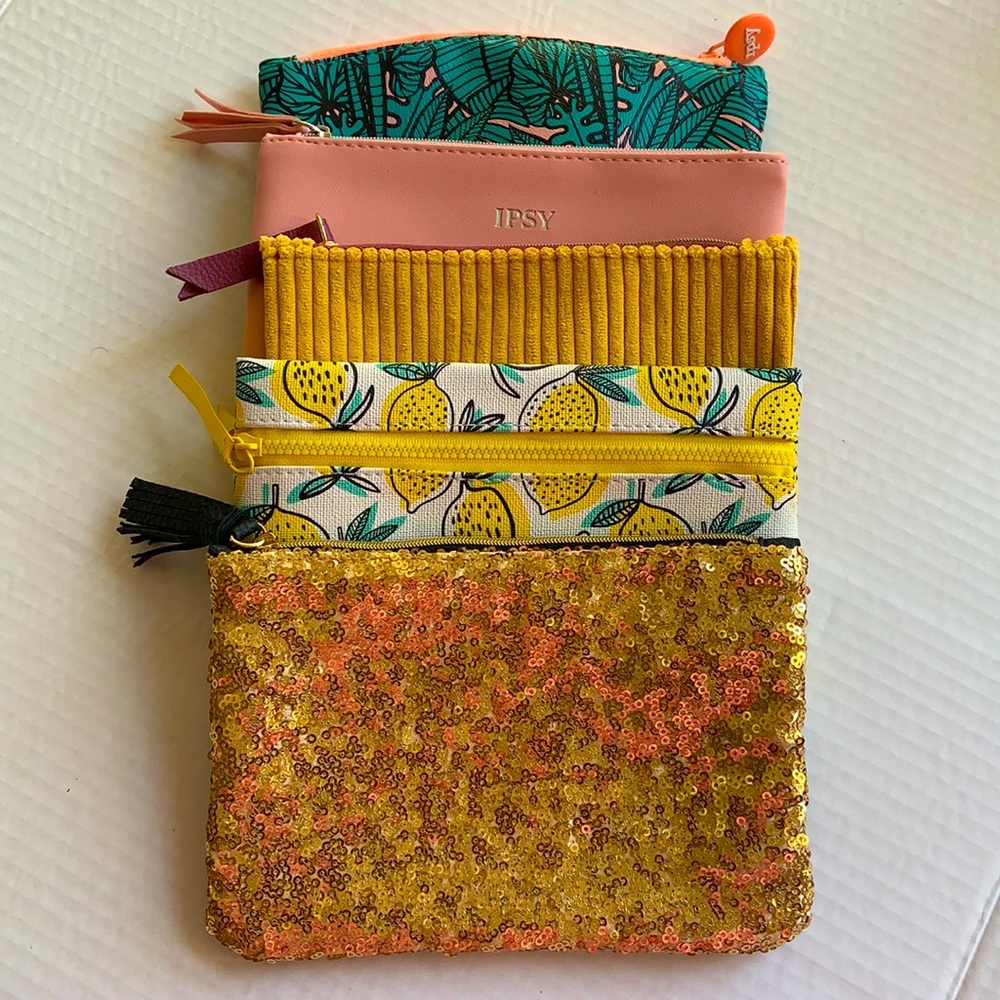 Bundle of 5 Ipsy Bags
